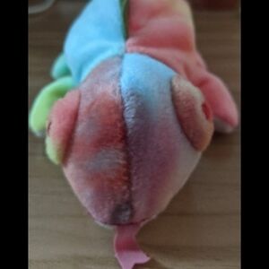 Colorful Plush Chameleon Toy